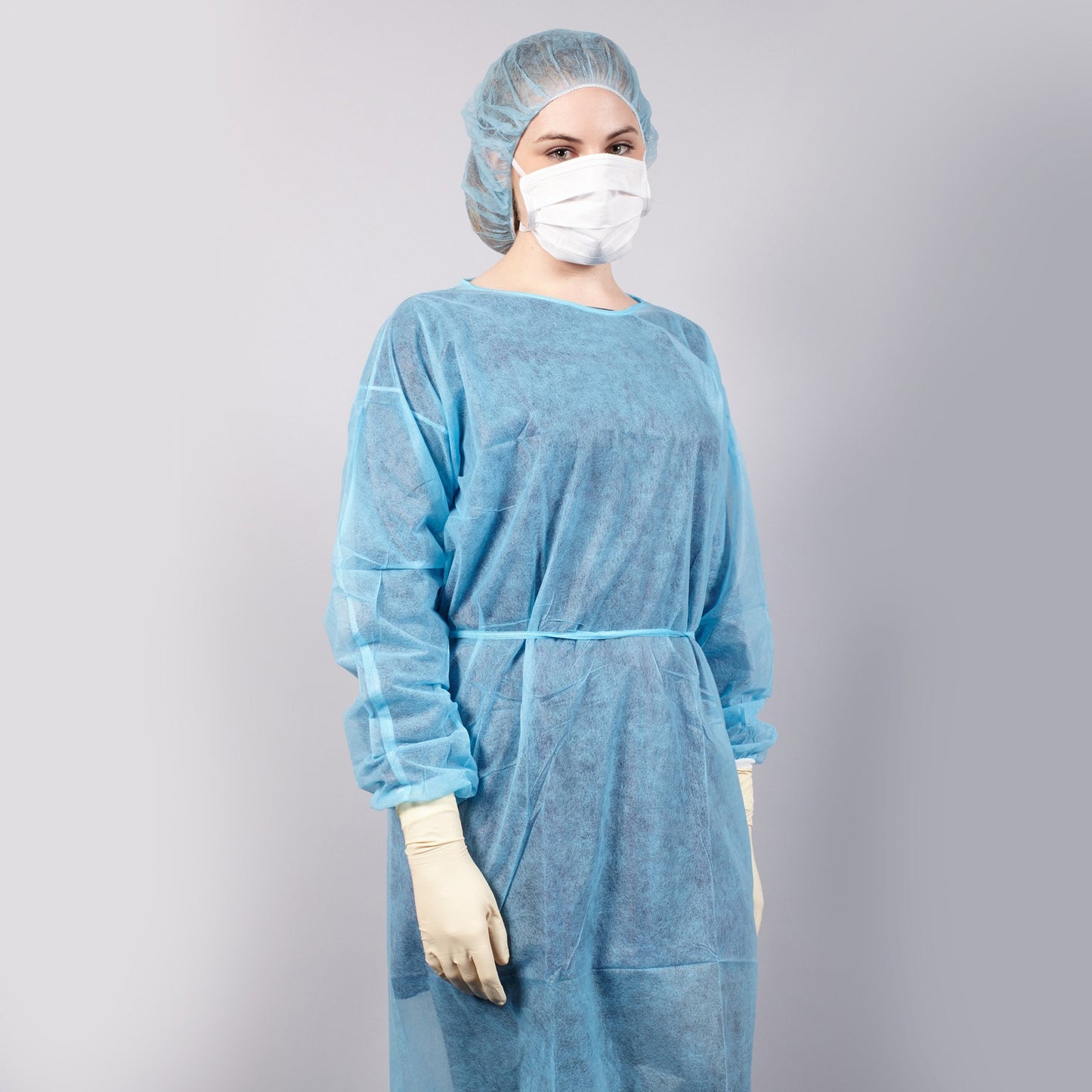 Gown Isolation XL Blue