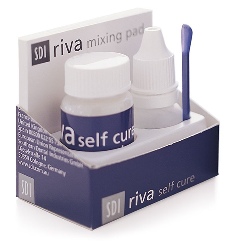 Riva Self Cure Glass Ionomer Powder / Liquid Kits Regular Set A3