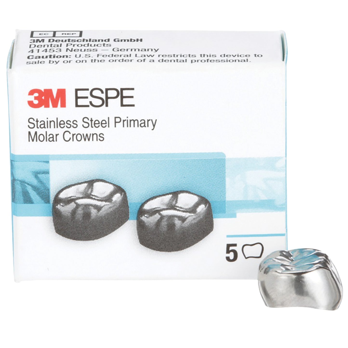 Stainless Steel Crowns Secondary Primary Molar Lowers – Left E-LL-3