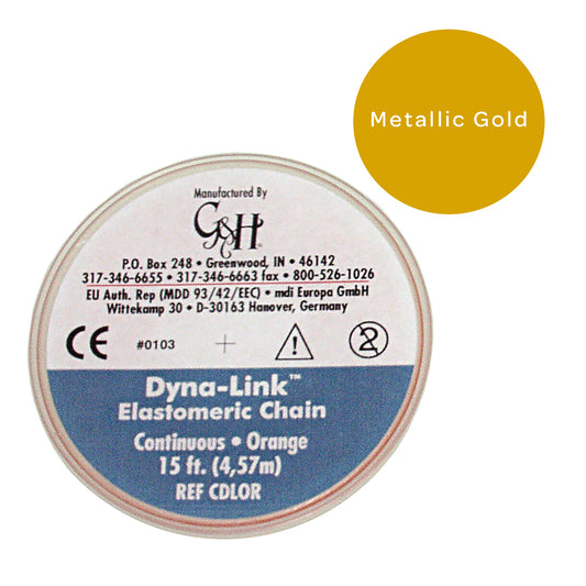 Dyna-Link Chain Metallic Gold Short