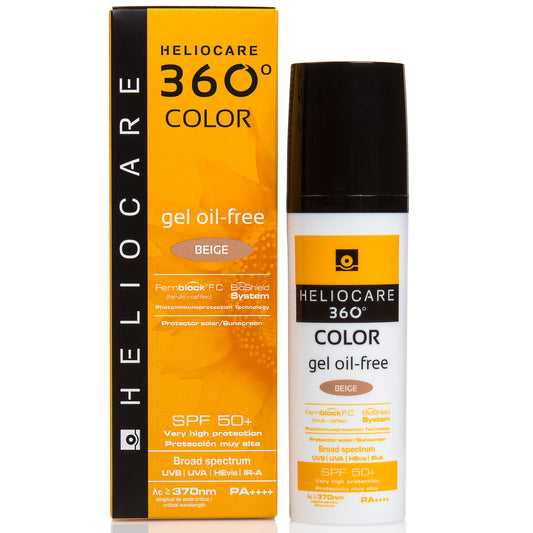 Heliocare 360˚ Color Oil Free Gel Beige SPF50+