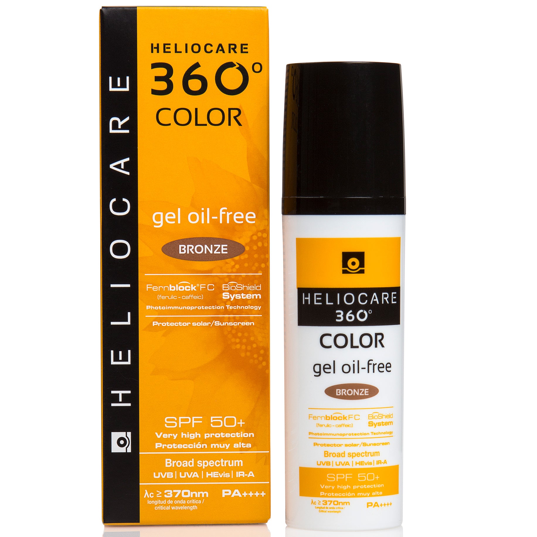 Heliocare 360˚ Color Oil Free Gel Bronze SPF50+