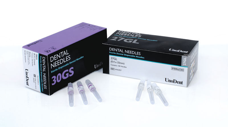 Sterile Dental Needles 27G - Long (0.4 x 32mm)