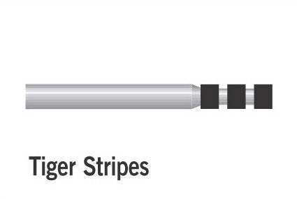 Diamond Burs Tiger Stripe FG 0.5mm 552-021M (834)