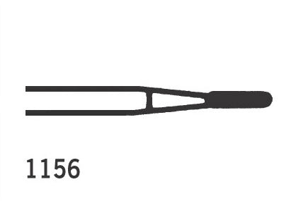 Jet TC Burs Straight Fissure Dome FG 1156 009