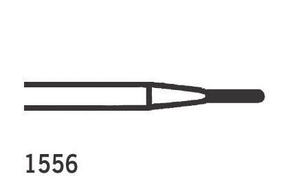 Jet TC Burs Dome Fissure Cross Cut FG 1556 009