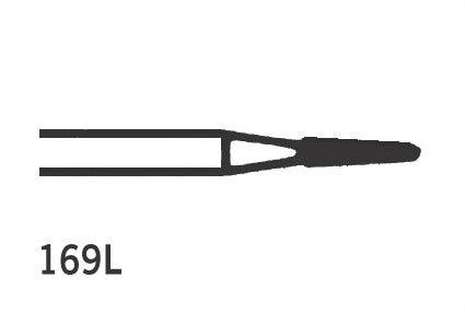 Jet TC Burs Tapered Fissure Long FG 169L 009