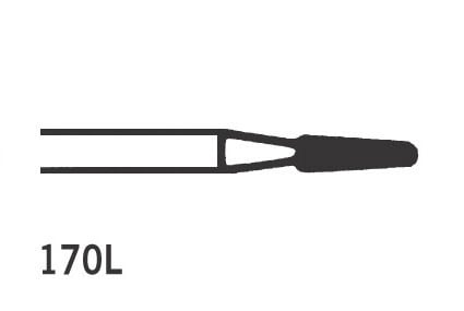 Jet TC Burs Tapered Fissure Long FG 170L 010