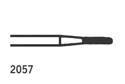 Jet TC Burs Straight Fissure Dome Fine Cross Cut FG 1957 010