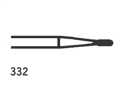 Jet TC Burs Pear Shape (Amalgam) FG 332 012