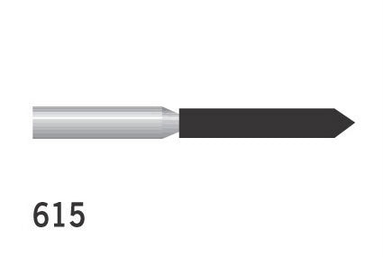 Diamond Burs Cylindrical Pointed FG No. 615 615 Medium 130-015M (885)