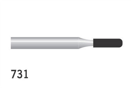 Diamond Burs Cylindrical Domed FG No.731 731 Medium 139-012M (838)