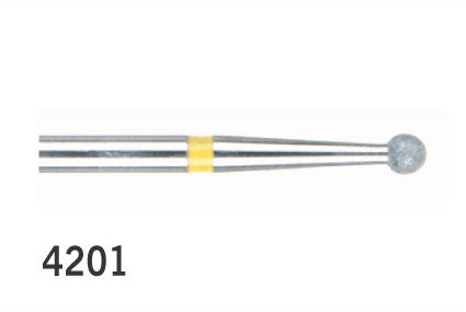 BluWhite Diamond Finishing Burs Ball FG 4201 Fine 016