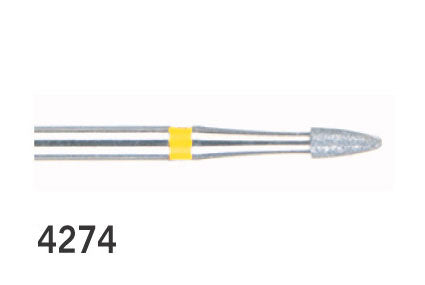 BluWhite Diamond Finishing Burs Bullet FG 4274 Fine 014