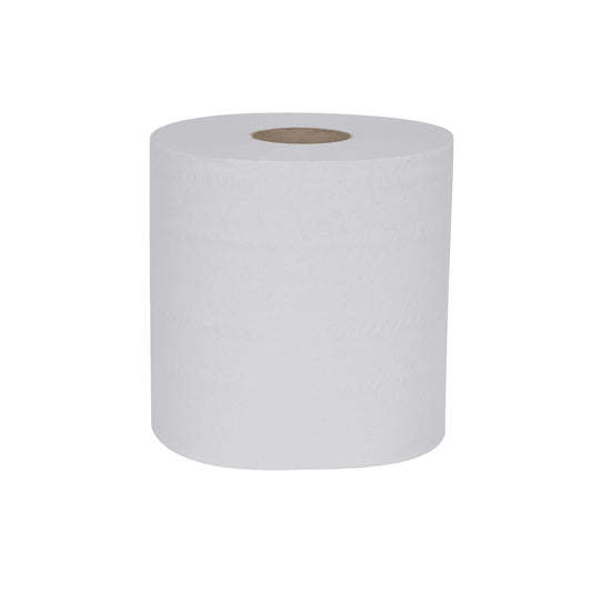 Roll Towel Mini Roll (8”) – 2 ply, White