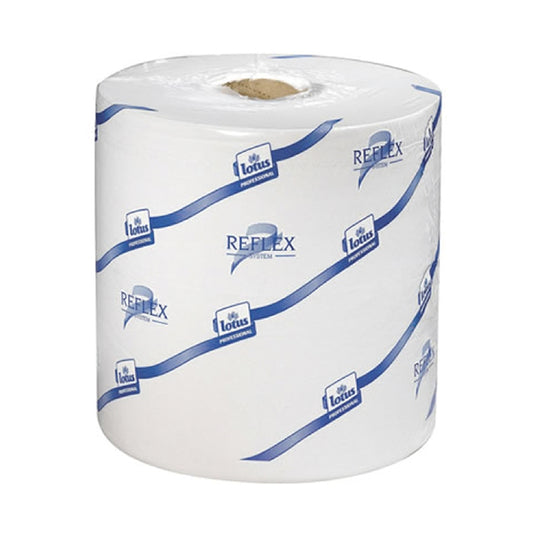 Roll Towel Reflex Wiping Paper Plus - 2 ply, White (473264)