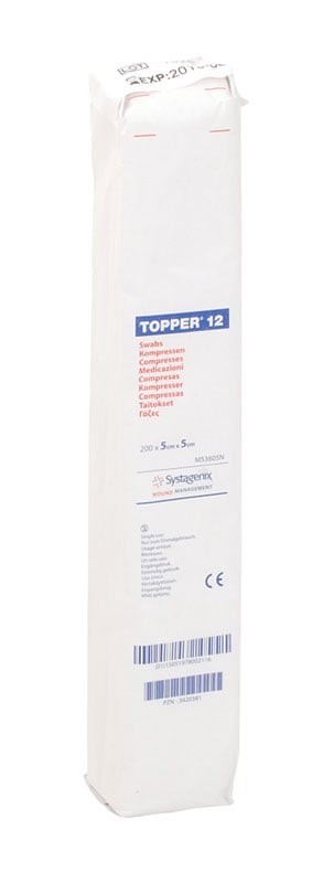 Topper 12 Swabs (Non-Sterile) 5cm x 5cm