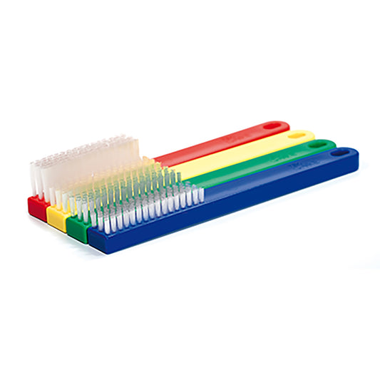 Extra Flexible Flat Scrubbing Brush Red - Autoclavable