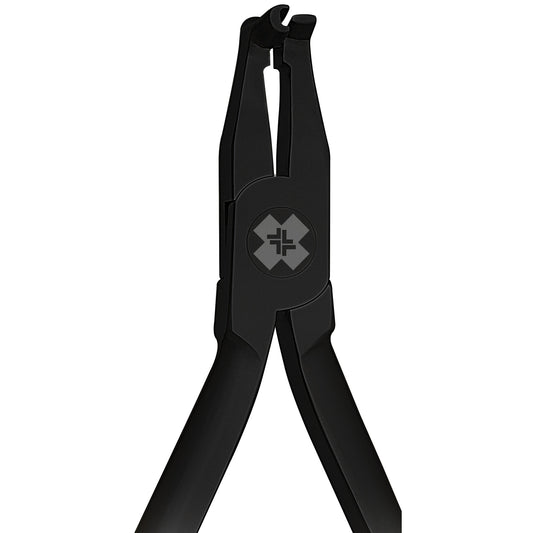 NiTi distal Cinch Back Plier Nano Coating Black