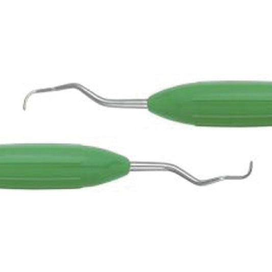 ErgoMax 3/4 Xsi Langer Curette LM283-284 (Green)