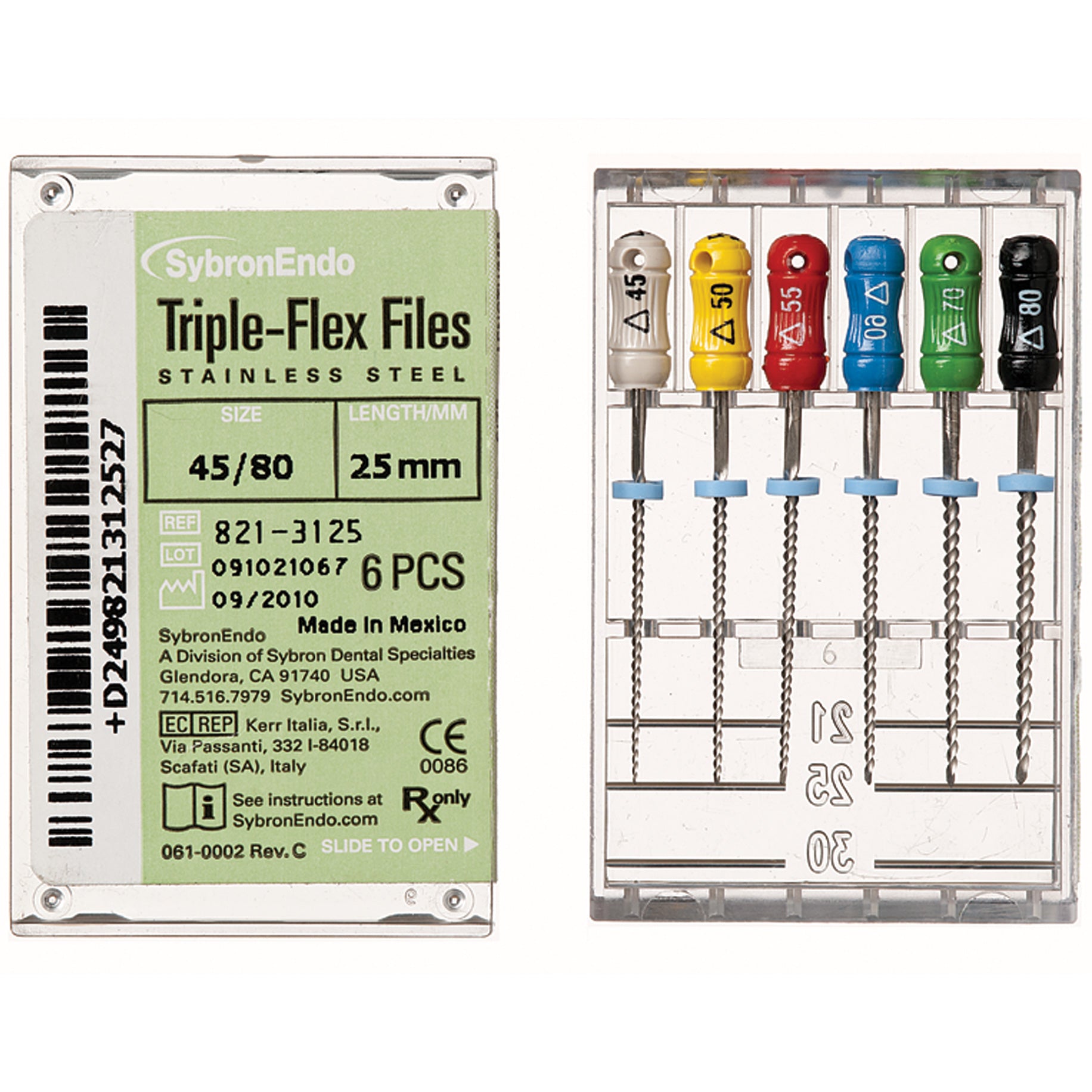 Triple-Flex Files 25mm Size 20 Yellow