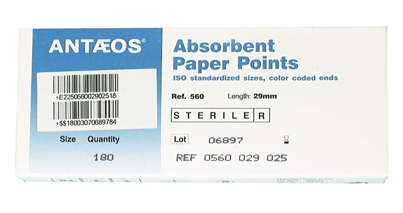 Sterile Paper Points 15/40 Assorted