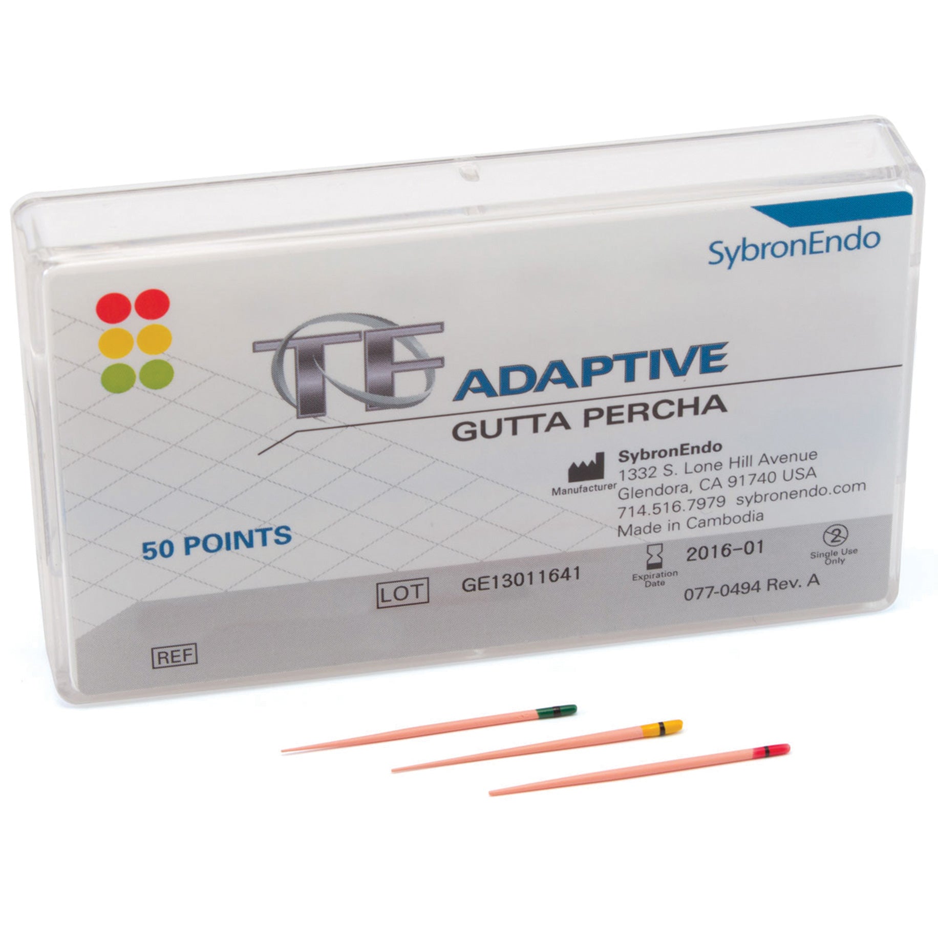 TF Adaptive Gutta Percha Points SM3 - Red