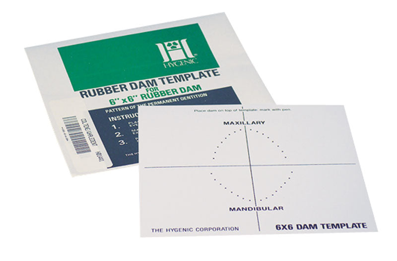 Rubber Dam Template for 6&quot; (152mm) Dam