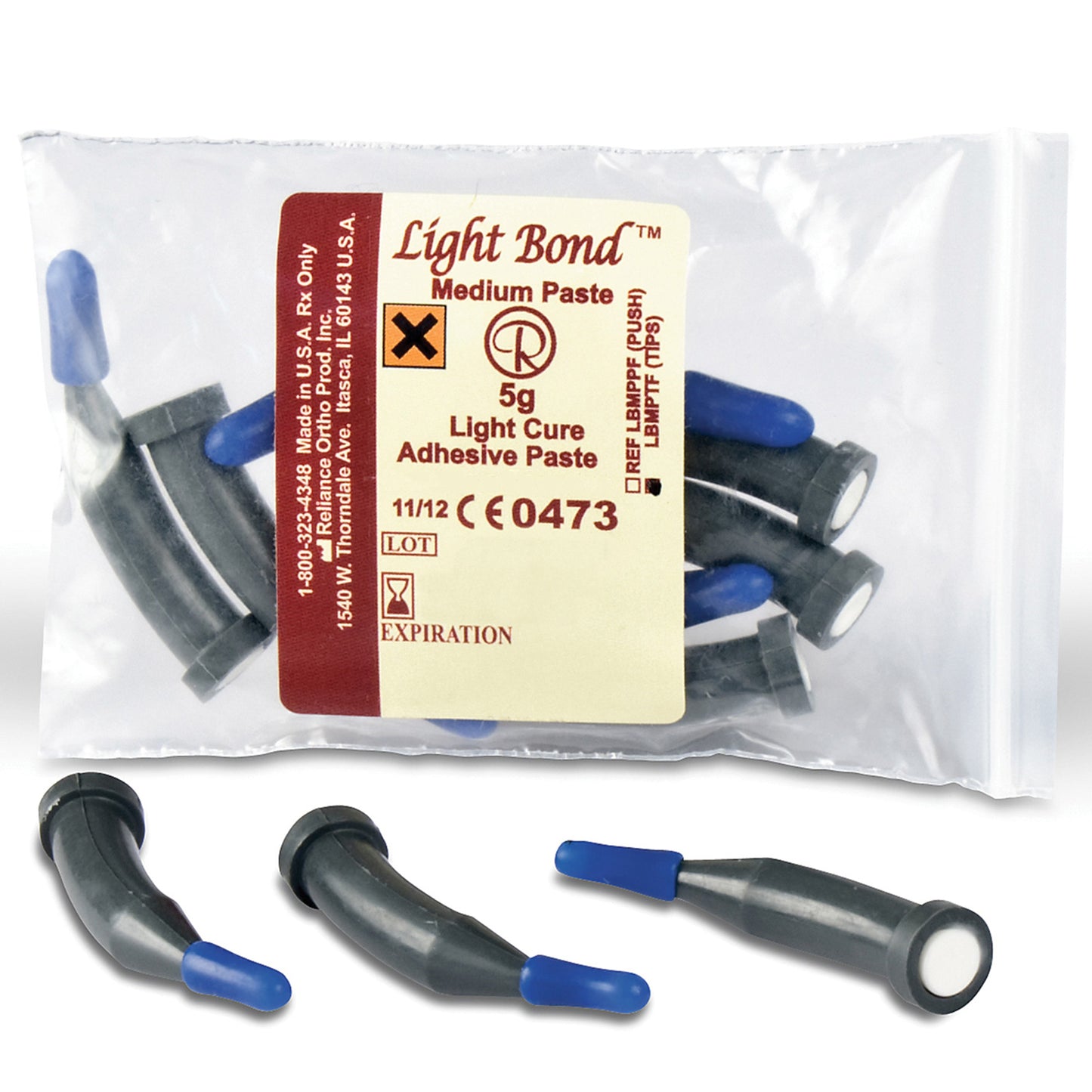 Light Bond Medium Paste in Tips Fluoride Free