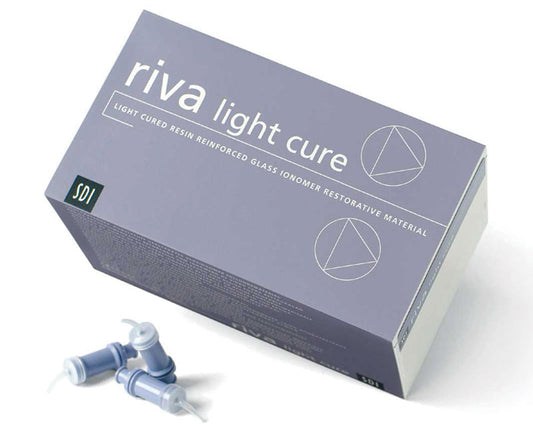 Riva Light Cure Glass Ionomer Capsules A2