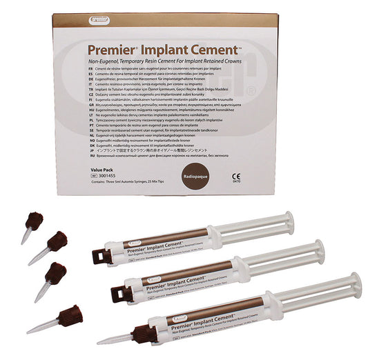 Premier Implant Cement Value Pack