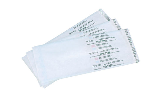 Self-Seal Sterilisation Pouches No. 530: 135 x 305mm (5 3/8&quot; x 12&quot;)