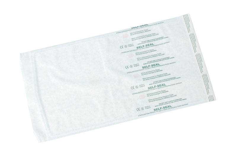 Sterilisation Pouches No. 535: 190 x 330mm (7.5" x 13")
