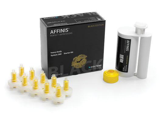 Affinis Impression Material - Black Edition Heavy Body System 360 Starter Kit