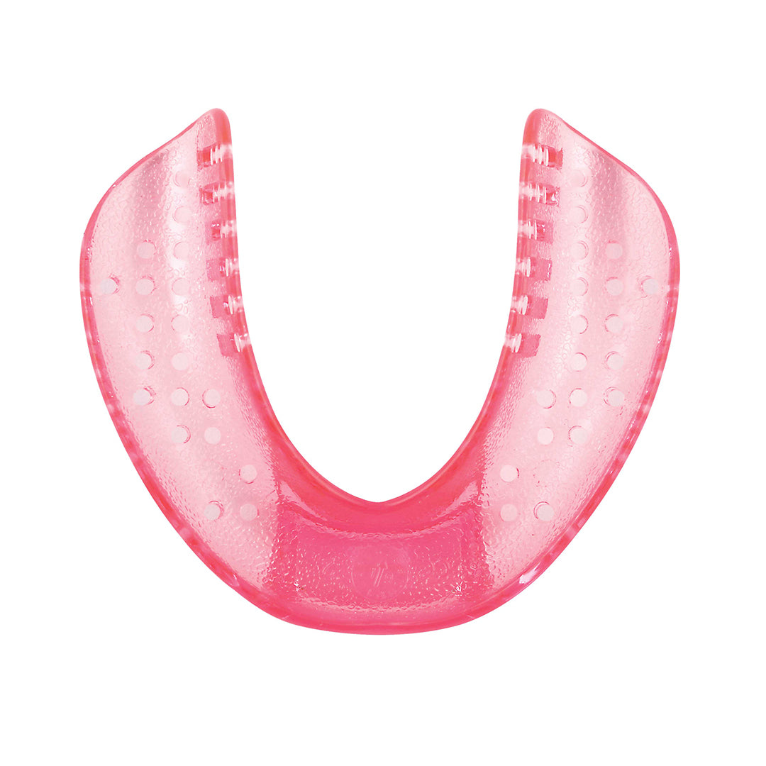 Kiara Impression Trays Edentulous Lower Large Deep  4 Pink