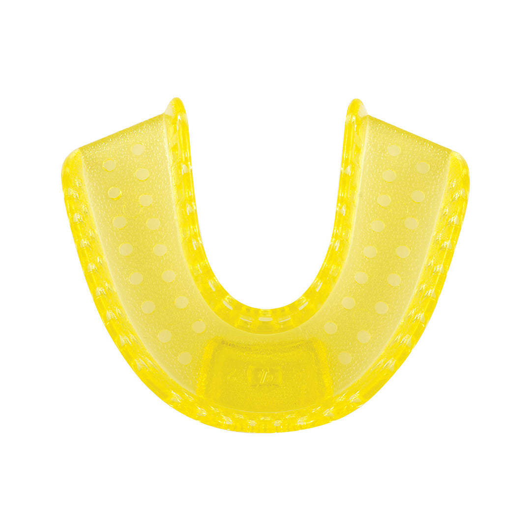 Kiara Impression Trays Lower Large 12 Yellow