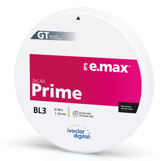 IPS e.max ZirCAD Prime BL3 98.5-20/1