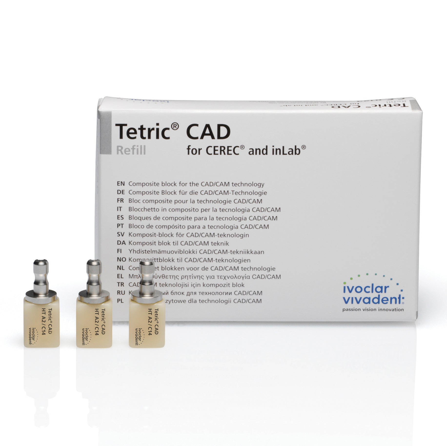 Tetric CAD CEREC/inLab MT A2 C14/5