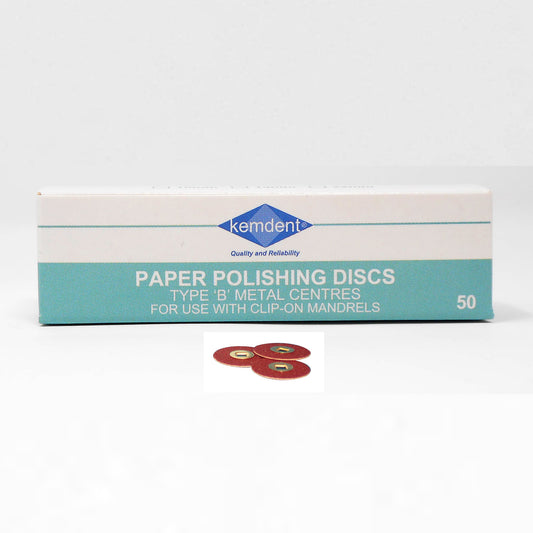 Paper Polishing and Abrasive Discs Type B - Metal Centre (Moore‚Äôs Type) 16mm Coarse