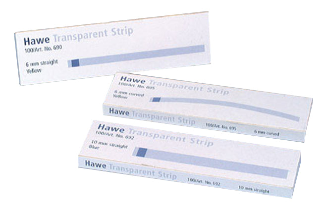 Transparent Strips Straight 6mm x 100mm Yellow (Ref. 690)