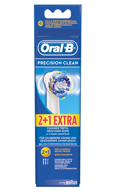 Precision Clean Brush Heads 2+1 Pack