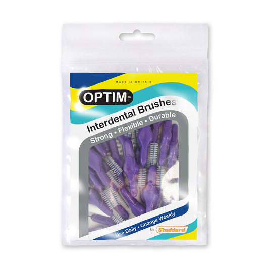 OPTIM Interdental Brush Bulk Packs Large Purple