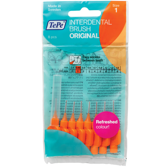 TePe Interdental Brush XXXFine Orange 0.45mm