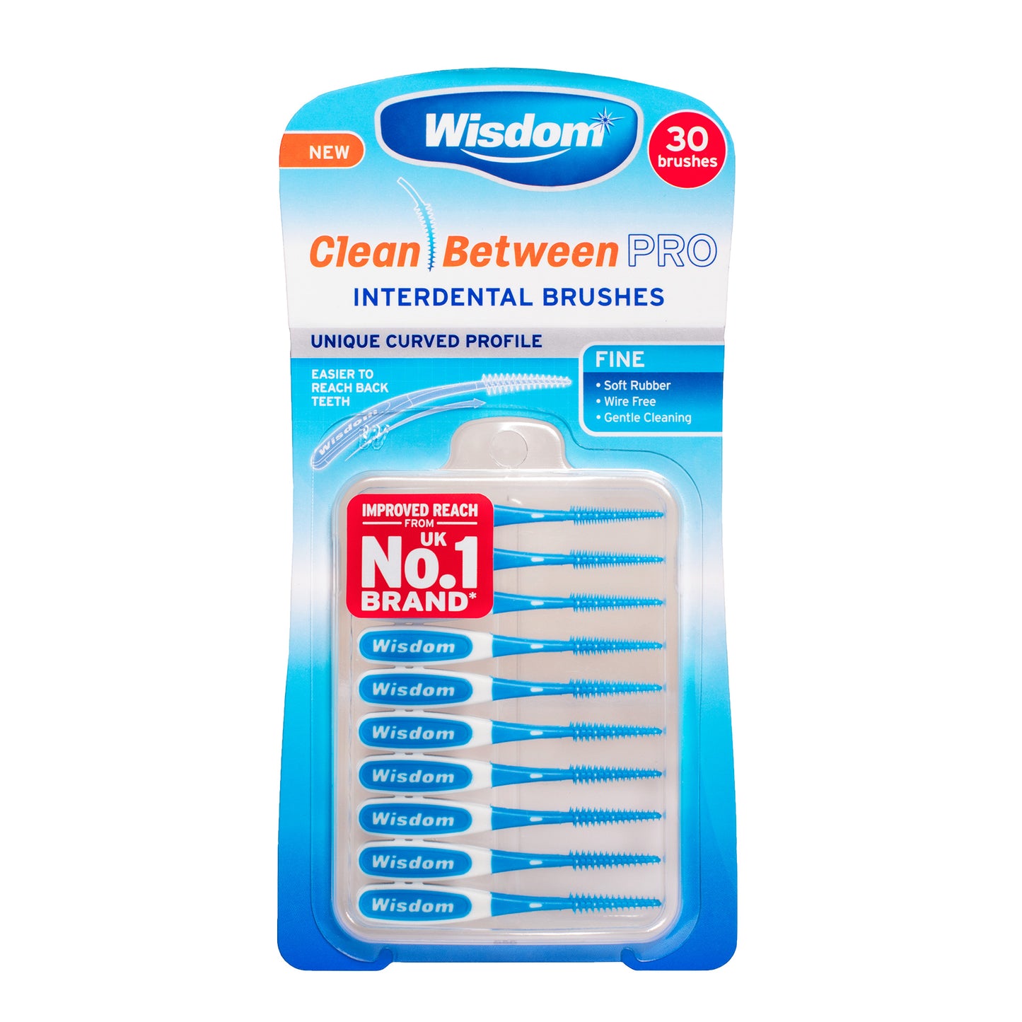 Clean Between Interdental Pro - Fine (Blue)