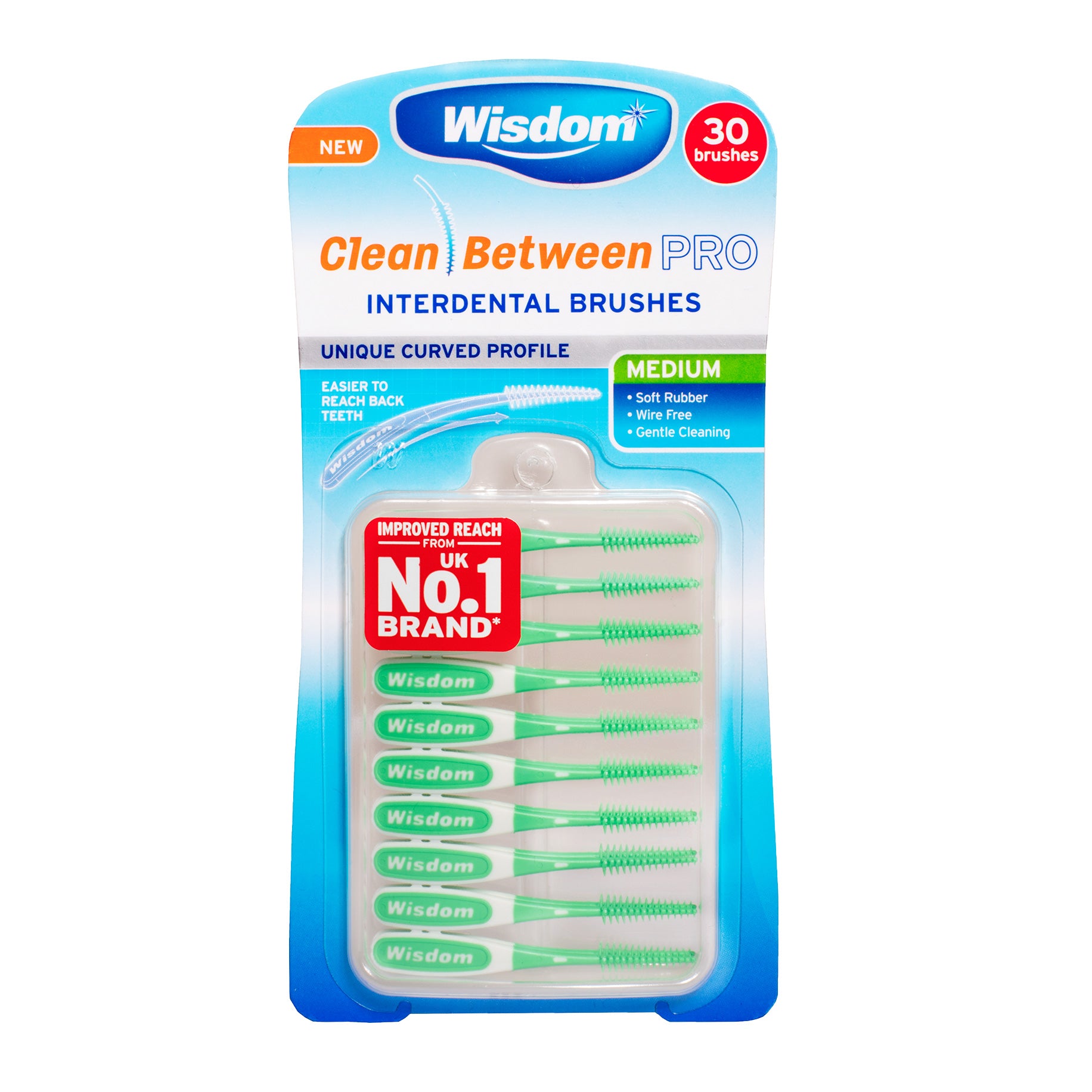 Clean Between Interdental Pro - Medium (Green)