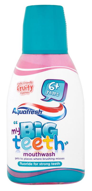 Aquafresh Mouthwash Big Teeth Fruity