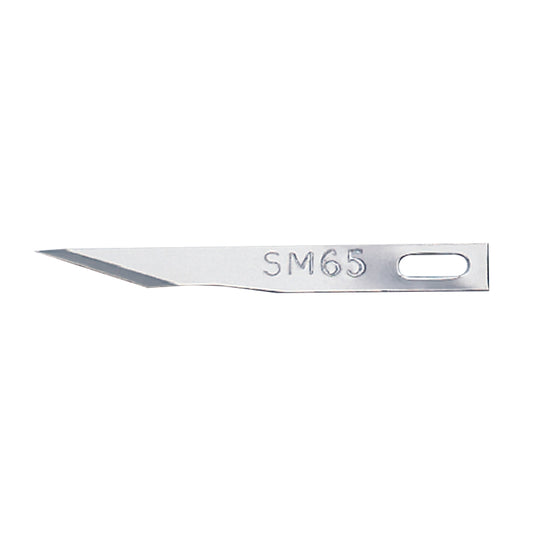 Scalpel Blades - Red, Sterile, Stainless Steel, Fine No. SM65