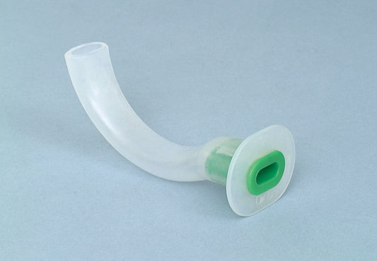 One-Piece Guedel Airway, Disposable Size 2, ISO 8.0 Green, Sterile