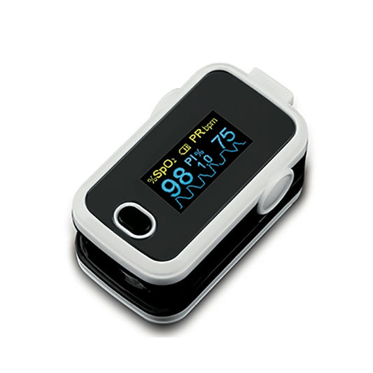 Budget Finger Tip Pulse Oximeter With Perfusion Index