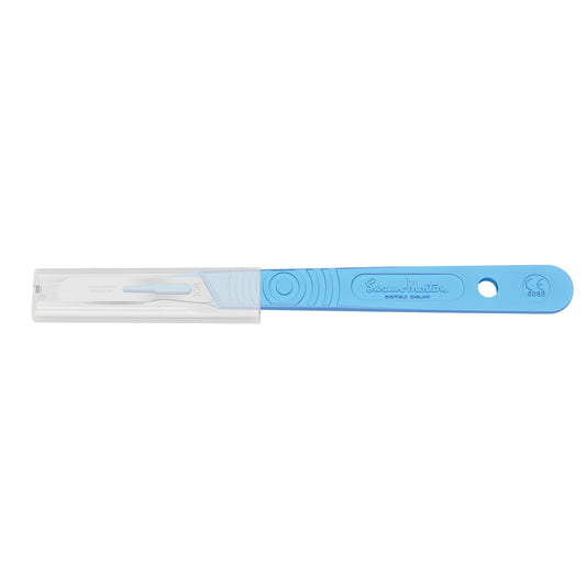 No. 10R Sterile Disposable Scalpels with Guards